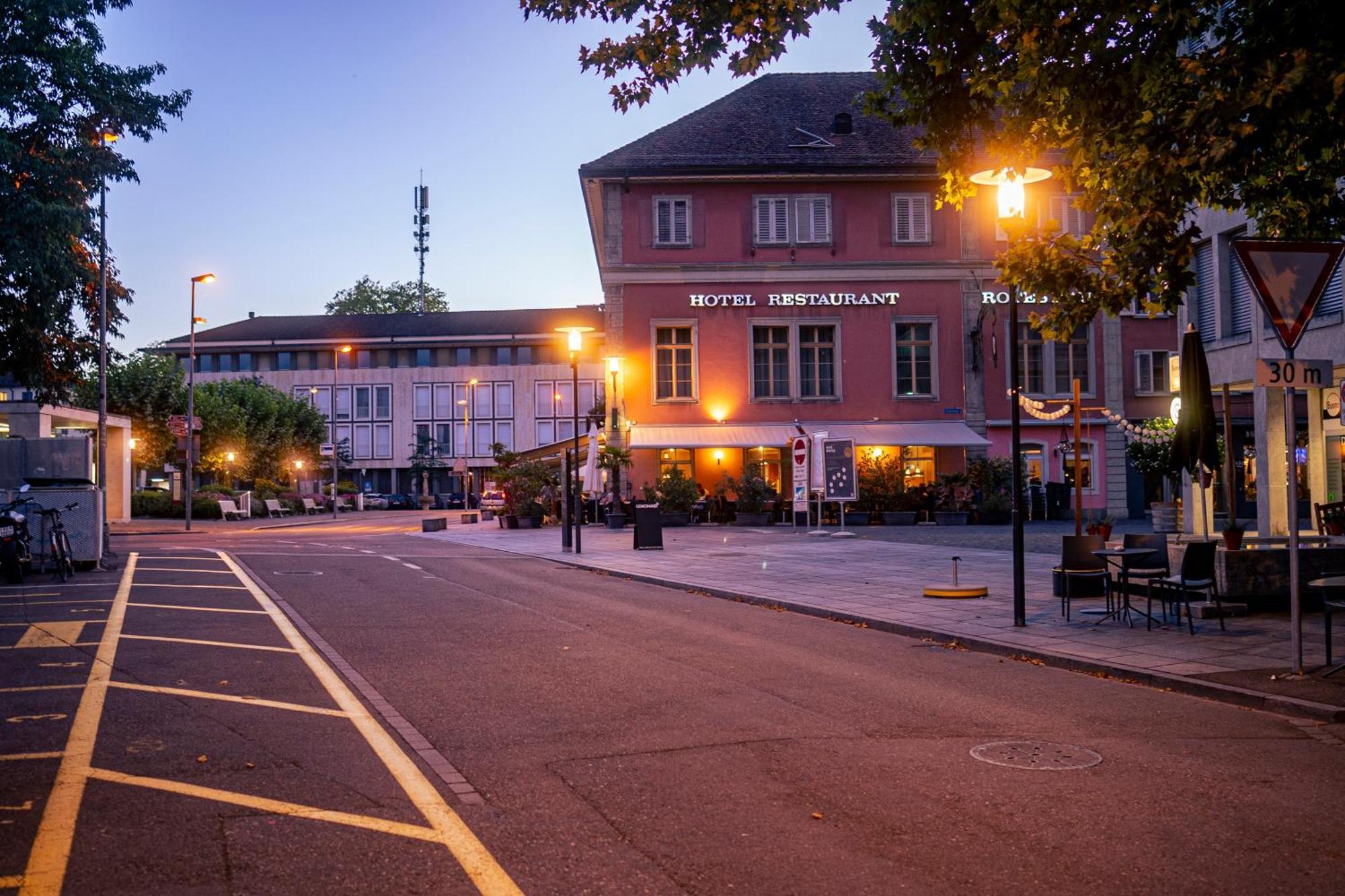Hotel Rotes Haus Brugg  Eksteriør bilde
