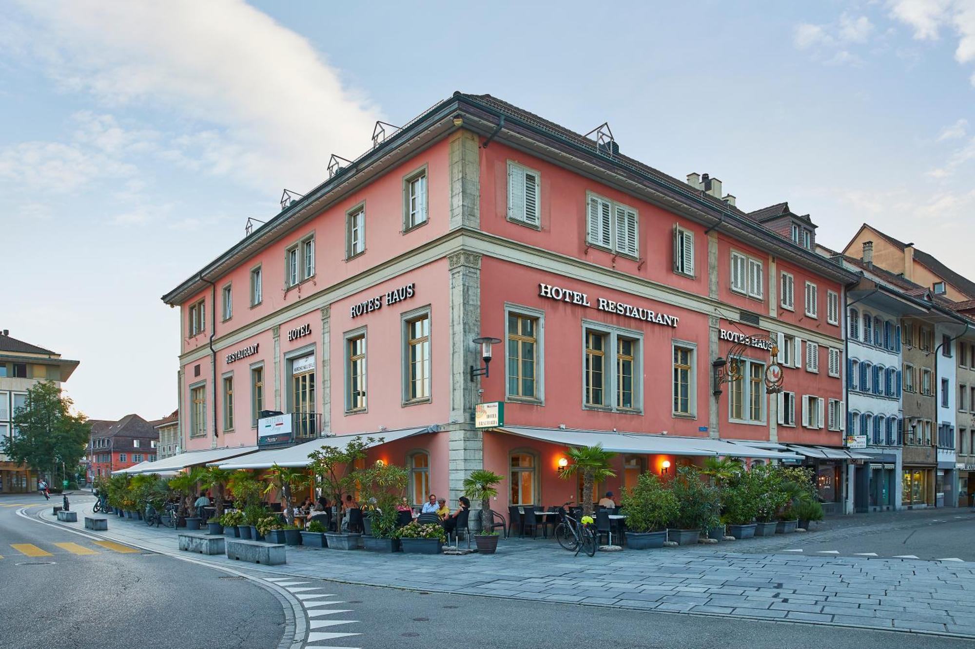 Hotel Rotes Haus Brugg  Eksteriør bilde